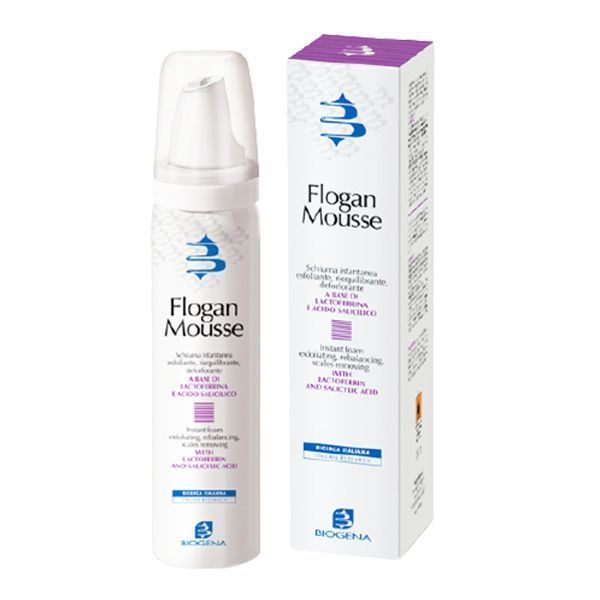 Флоган мусс-эксфолиант лактоферрин и 2% салициловой кислоты Flogan Mousse