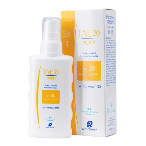 Солнцезащитная эмульсия-спрей SPF20 TAE 20 SPRAY